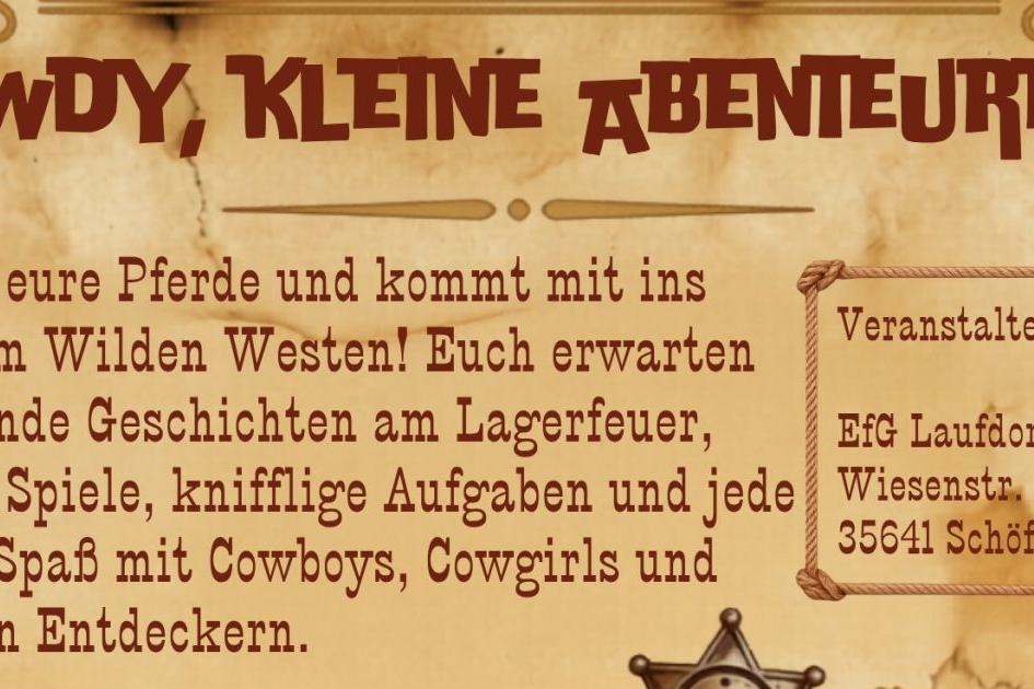 Für Kinder von 8 bis 12 Jahren. Vom 07.-09. Juli