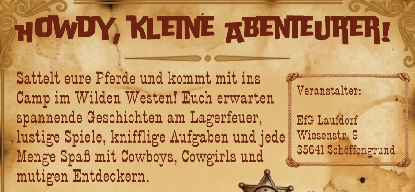 Für Kinder von 8 bis 12 Jahren. Vom 07.-09. Juli